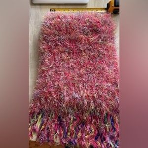 Handmade scarf for a child, but could be worn by an adult!